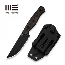 Nóż WeKnife Notchline Milled Copper Foil Carbon Fiber, Black Stonewashed CPM S35VN (WE25047-2)