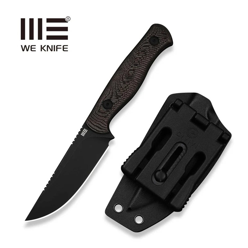 Nóż WeKnife Notchline Milled Copper Foil Carbon Fiber, Black Stonewashed CPM S35VN (WE25047-2)