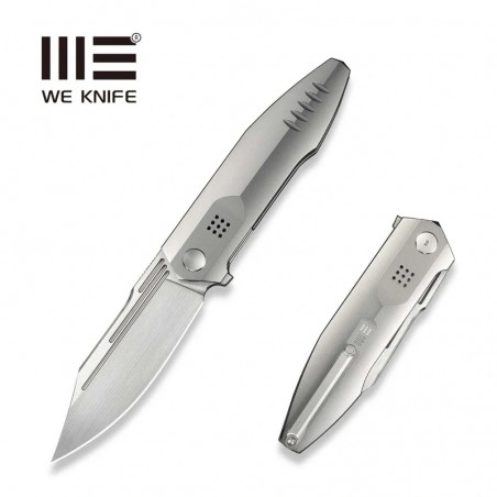 Nóż składany WeKnife Flight Line LE No ???/210 Polished Titanium, Hand Rubbed Satin M390 (WE23089-3)