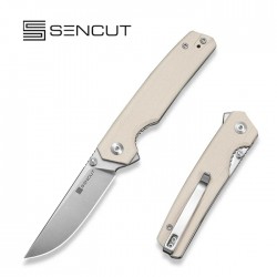 Nóż składany Sencut Stria Ivory G10, Satin D2 (S25112-1)