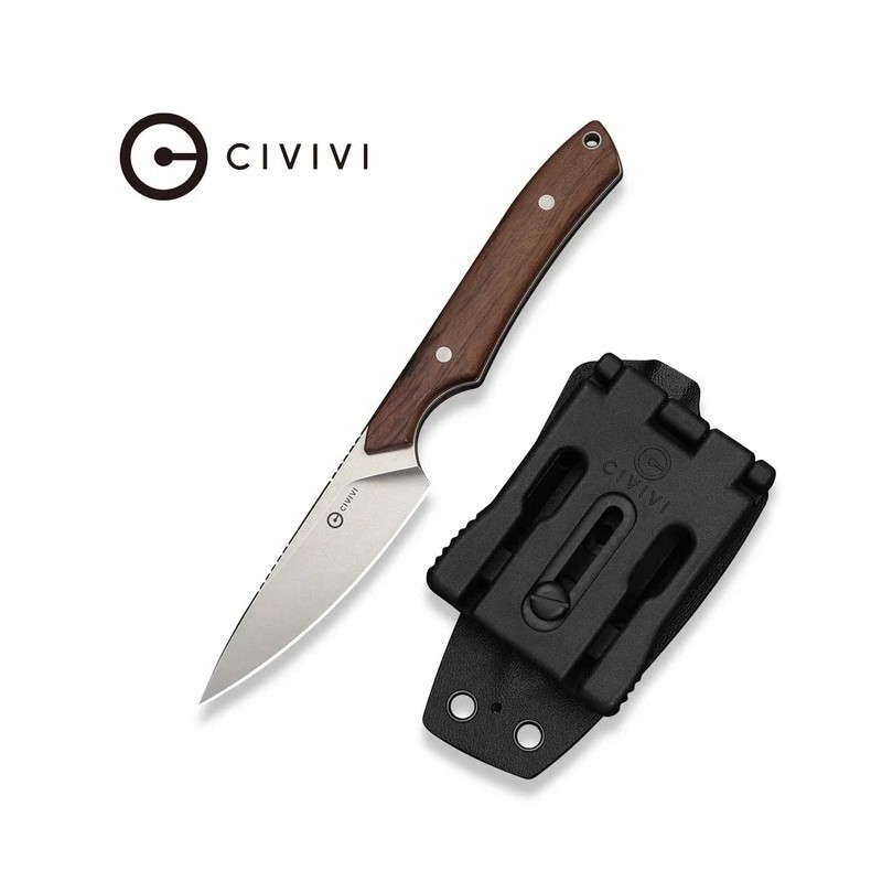 Nóż myśliwski Civivi High Grass Guibourtia Wood, Stonewashed 14C28N by Matt Gentry (C25084-3)