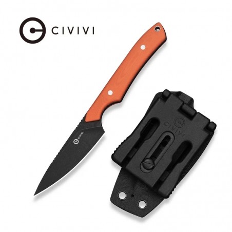 Nóż Civivi High Grass Orange G10, Black Stonewashed 14C28N by Matt Gentry (C25084-1)