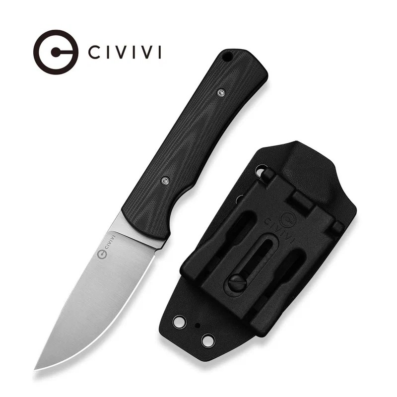Nóż Civivi Jencks Black G10, Satin 14C28N by George Muhlestein (C24051-1)