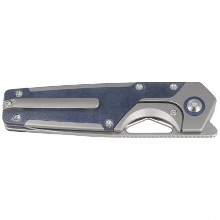 Nóż składany Kizer Serpentine Silver Titanium / Blue Richlite, Satin M390 by Jonathan Styles (Ki3759FDA3)