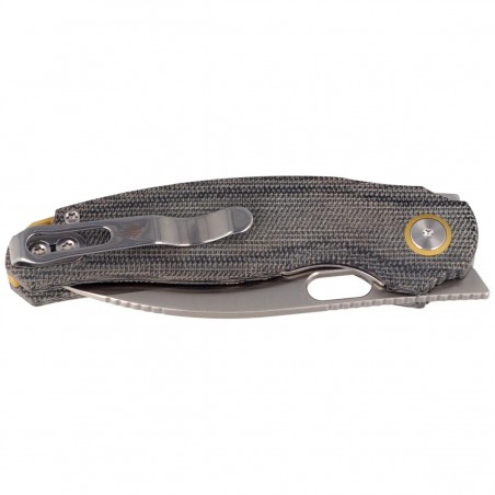 Nóż składany Kizer Seagull Gray Micarta, Satin 14C28N (V3770A1)
