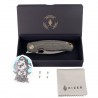 Nóż składany Kizer Seagull Gray Micarta, Satin 14C28N (V3770A1)