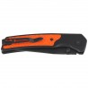 Nóż składany Bestechman Icebreaker Black Aluminum / Orange G10, Black PVD D2 (BMK16D)