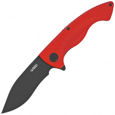 Nóż składany Kubey Timberwolf KU208I Red G10, Blackwashed 14C28N