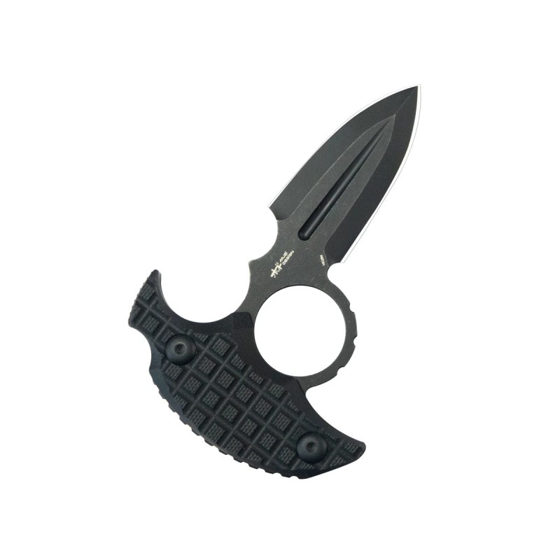 Nóż Kubey Cavy Black G10, Blackwashed 14C28N by MUZI Design (KU403B)