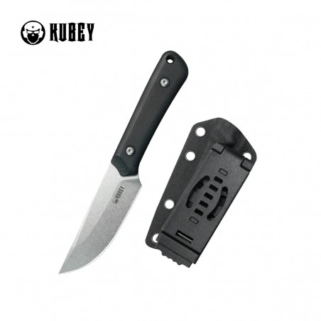 Nóż Kubey Thorn Black G10, Beadblasted 14C28N by Scott Halpern (KU413A)