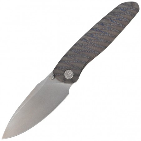 Nóż składany Kubey KB Knives Pioneer Flame Titanium, Bead Blasting CPM 20CV by Evgeniy Bulychev (KB379B)