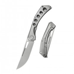 Nóż składany KB Kubey lshtar Gray Titanium, Sandblasted M390 by Maksim Tkachuk (KB170A)