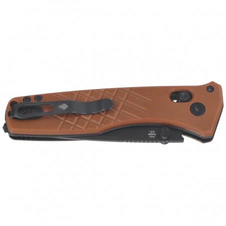 Nóż składany Kizer Aegis T Brown G10, Black PVD AEB-L by Azo (V3774CTA3)