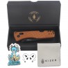 Nóż składany Kizer Aegis T Brown G10, Black PVD AEB-L by Azo (V3774CTA3)