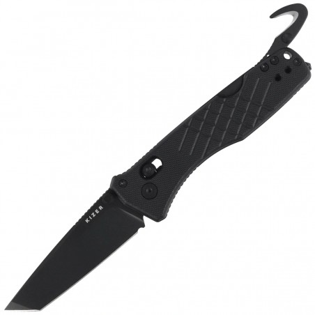 Nóż składany Kizer Aegis T Black G10, Black PVD AEB-L by Azo (V3774CTA1)