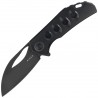 Nóż składany Kizer Hawk Black Titanium, Polished Black DLC M390 by Carlos Elstner (Ki4683A1)