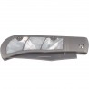 Nóż składany Kizer Trestle Silver Titanium / Mother of Pearl, Hand Brushed S45VN by Azo (Ki3761A3)