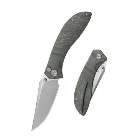 Nóż składany KB Kubey Stingray Flamed Titanium, Bead Blasted M390 by Bastards Knives (KB264B)