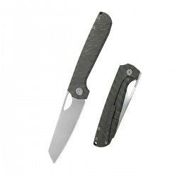 Nóż składany Kubey KB Elang Flamed Titanium, Silver Beadblasted S35VN by Sebastian Irawan (KB339B)