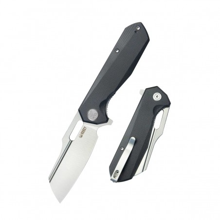 Nóż składany Kubey Atlas Black G10, Satin 14C28N by Jelly Jerry (KU328D)