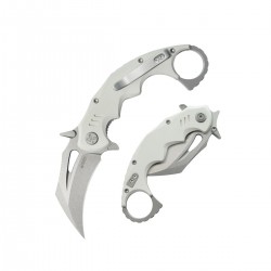 Nóż składany Kubey Mini Wrath White G10, Beadblasted 14C28N (KU262K)