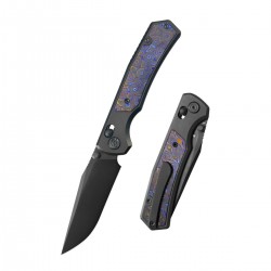 Nóż składany KB Knives Lynx Black DLC Titanium / Zircuti, Black DLC M390 by Jonathan Jacobs (KB427C)
