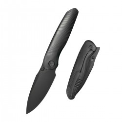 Nóż składany Kubey KB Knives Pioneer Black DLC Titanium, Black DLC 20CV by Evgeniy Bulychev (KB379C)
