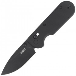 Nóż składany Kubey Bedrock Black G10, Blackwashed D2 (KU505D)