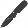 Nóż składany Kubey Bedrock Black G10, Blackwashed D2 (KU505D)