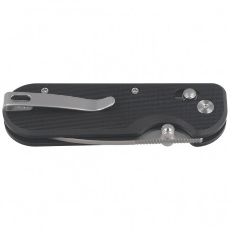 Nóż składany Kubey Bedrock Black G10, Satin D2 (KU505A)