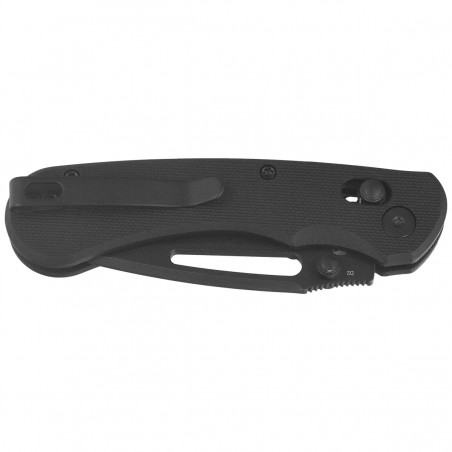 Nóż składany Kubey Stalker Black G10, Blackwashed D2 by Johan Jordaan (KU504E)