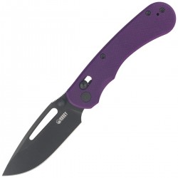 Nóż składany Kubey Stalker Purple G10, Blackwashed D2 by Johan Jordaan (KU504D)