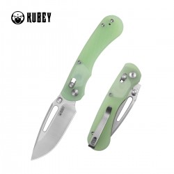Nóż składany Kubey Stalker Jade G10, Satin D2 by Johan Jordaan (KU504C)