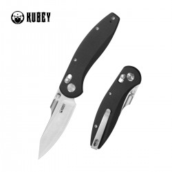 Nóż składany Kubey Minor Black G10, Satin San Mai M2 by Maksim Epifantsev (KU422A)