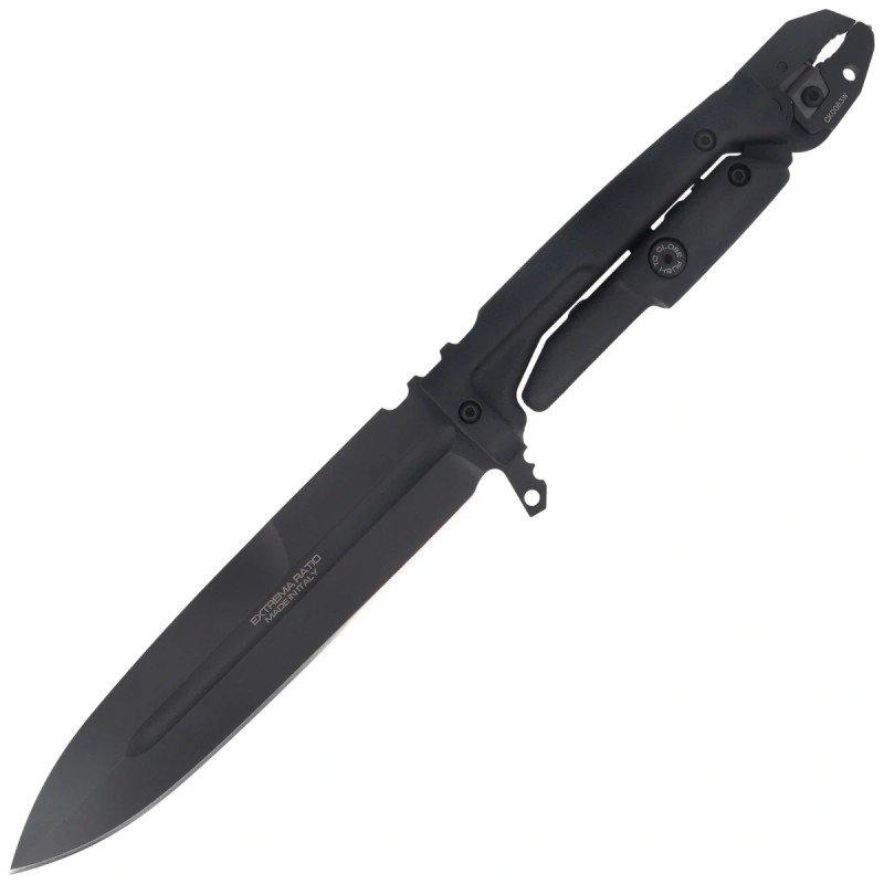Nóż Extrema Ratio Silente Black Forprene, Black MIL-C N690 (04.1000.0370/BLK)