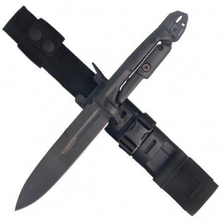 Nóż Extrema Ratio Silente Black Forprene, Black MIL-C N690 (04.1000.0370/BLK)