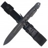 Nóż Extrema Ratio Silente Black Forprene, Black MIL-C N690 (04.1000.0370/BLK)