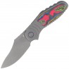 Nóż składany Kubey KB Knives Stroller Gray Titanium/Damtanium CamoCarbon, Darkwashed CPM 20CV by Utilizator (KB384B)