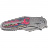 Nóż składany Kubey KB Knives Stroller Gray Titanium/Damtanium CamoCarbon, Darkwashed CPM 20CV by Utilizator (KB384B)