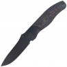 Nóż składany KB Kubey Velvet Snake Black DLC Titanium / Damtanium Camo Carbon, Black DLC M390 by Bastard Knives (KB266D)