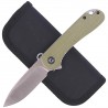 Nóż składany CIVIVI Elementum Flipper Olive Micarta, Satin Finish (C907S)