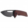 Nóż składany CIVIVI Odium Cuibourtia Wood, Black Damascus by Ferrum Forge Knife Works (C2010DS-1)