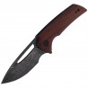 Nóż składany CIVIVI Odium Cuibourtia Wood, Black Damascus by Ferrum Forge Knife Works (C2010DS-1)