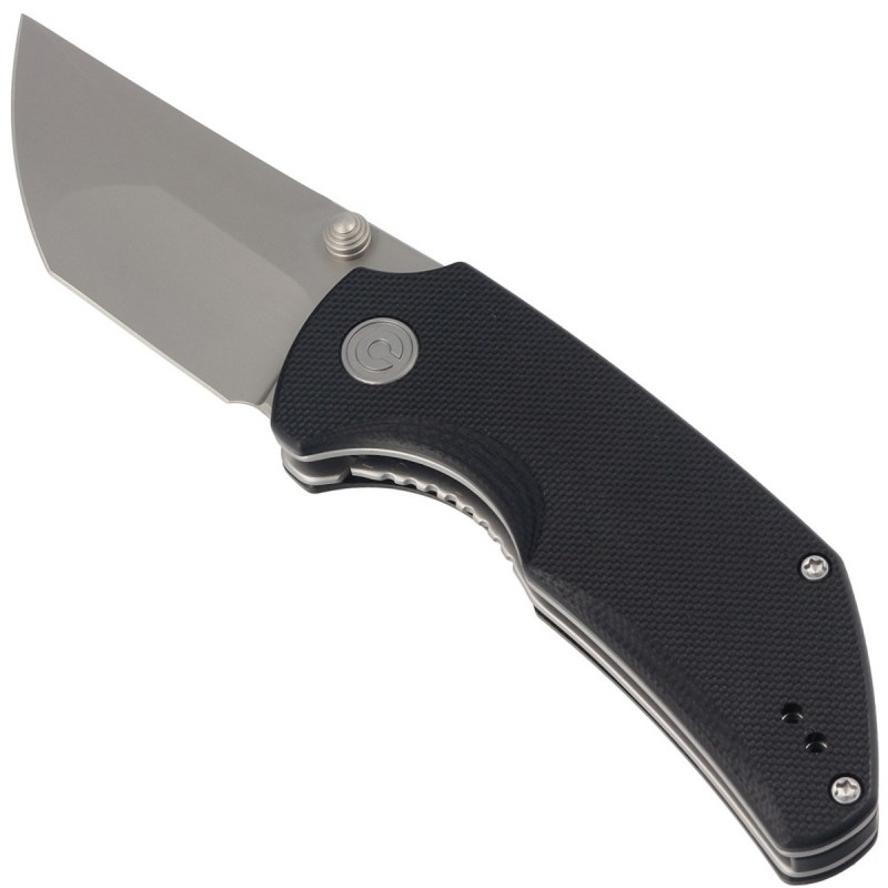 Nóż składany CIVIVI Thug 2 Black G10, Silver Bead Blasted Nitro-V by Matt Christensen (C20028C-2)