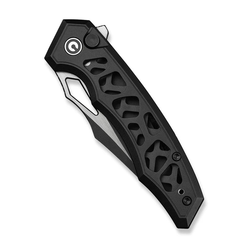 Nóż składany Civivi Anaaki Black Aluminium, Black Stonewashed/Satin Nitro-V (C24039-1)