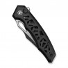Nóż składany Civivi Anaaki Black Aluminium, Black Stonewashed/Satin Nitro-V (C24039-1)