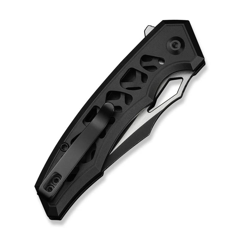 Nóż składany Civivi Anaaki Black Aluminium, Black Stonewashed/Satin Nitro-V (C24039-1)