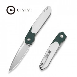 Nóż składany Civivi Brr15 Teal Green / White G10, Satin Nitro-V by Rafal Brzeski (C25063-4)