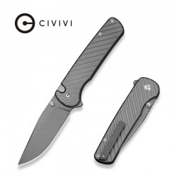 Nóż składany Civivi Iron Tide Gray Aluminium, Gray Stonewashed 14C28N by Pete's Pirate Life (C25011-3)