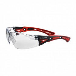 Okulary ochronne Bolle RUSH+ - oprawka czarno-czerwona